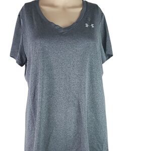 Under Armour Gray Heather Heat Gear T-Shirt